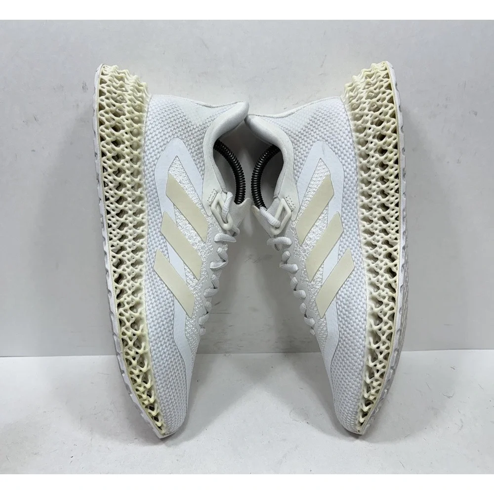 Adidas 4DFWD 2 Sneakers GX9271 Womens Size 9.5 White Gray Athletic Running Shoes